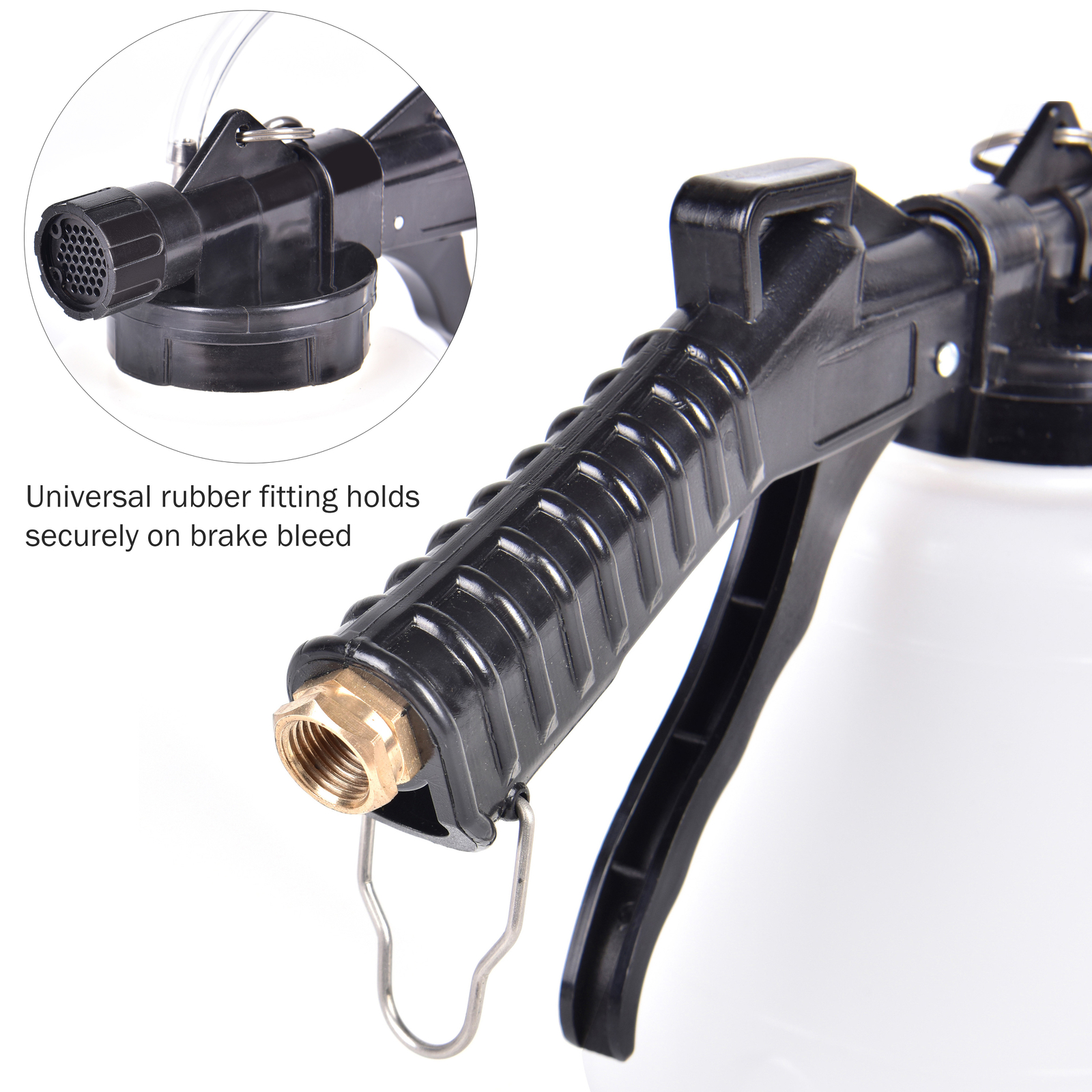 Pneumatic Vacuum Brake Clutch Fluid Bleeder Tool Adapters 70-110 PSI