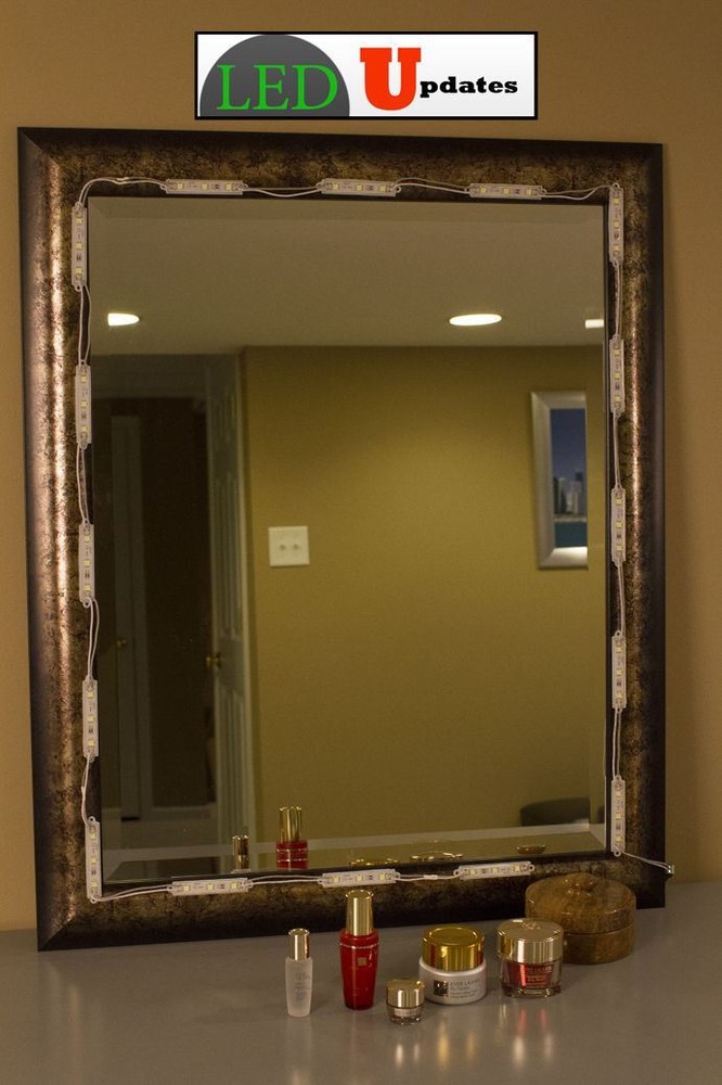 MAKEUP MIRROR LED LIGHT FOR VANITY Mirror + DIMMER & UL POWER LEDupdates 10ft