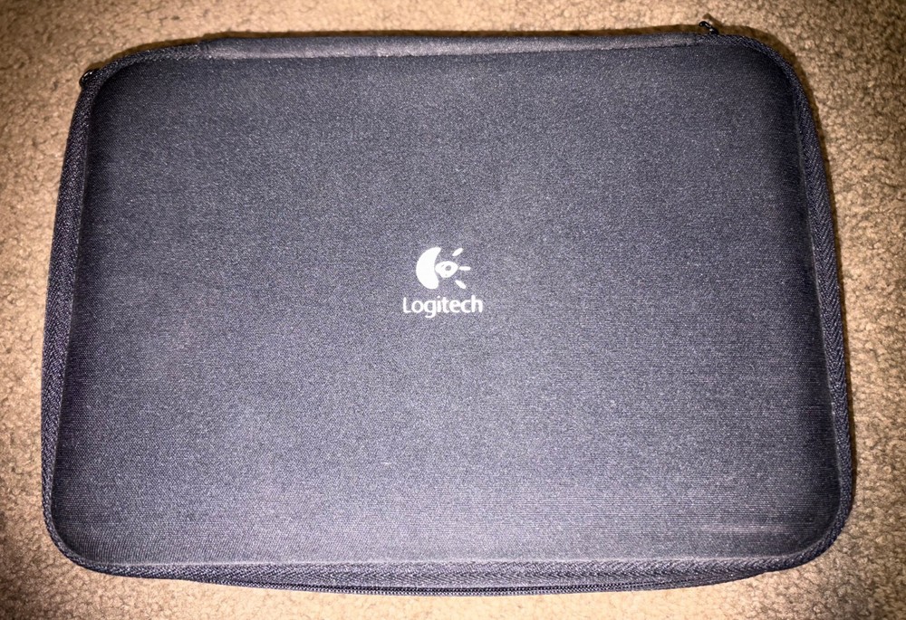 New Missing Box Logitech V20 USB Powered Notebook Laptop Speakers Case Read Desc