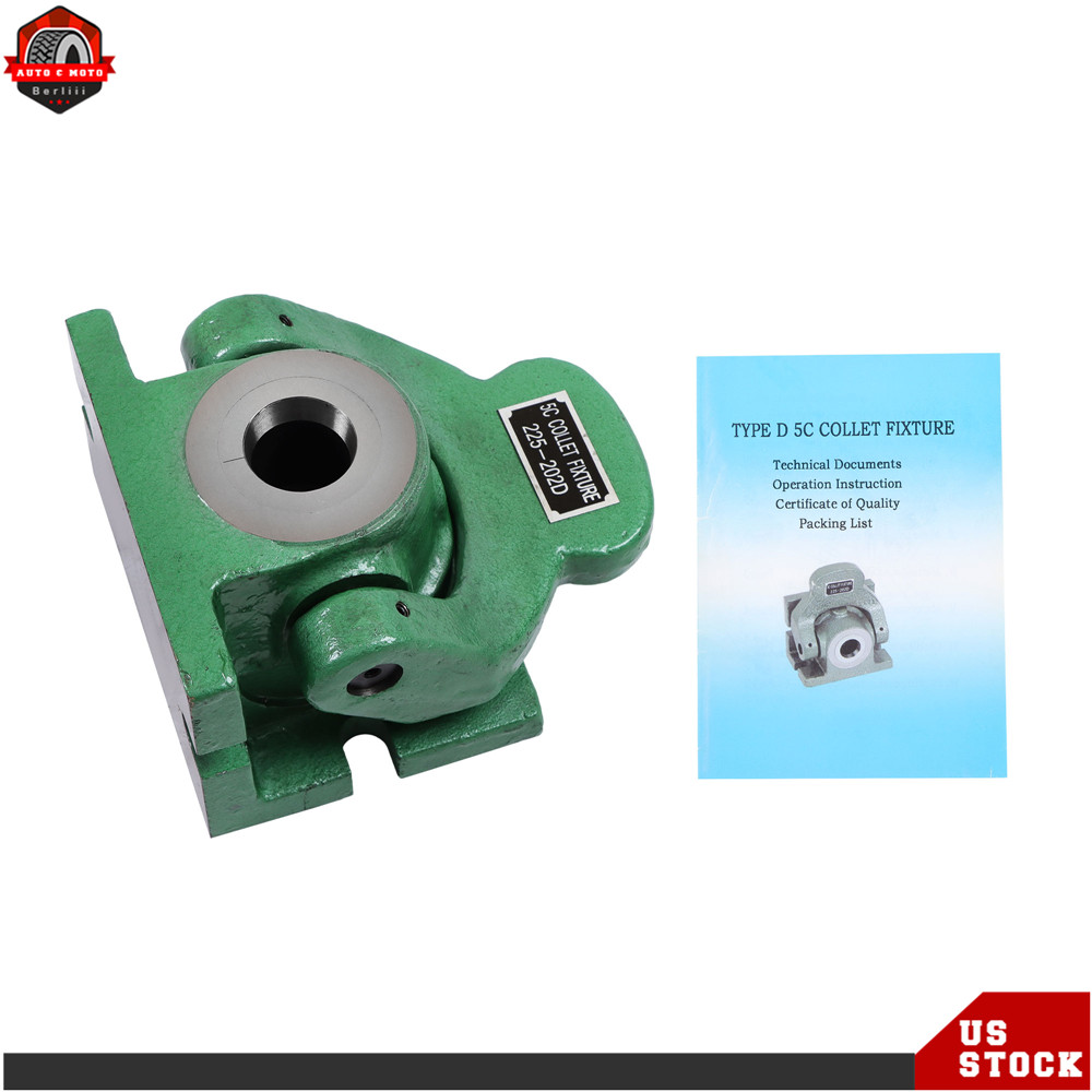 Heavy Duty 5C Collet Fixture Dead Length Chuck Vertical Horizontal