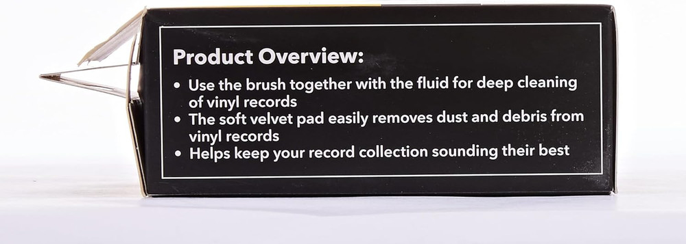 Vinyl Record Cleaning Kit - 4-In-1 Record Cleaner Solution - Includes Ultra-Soft