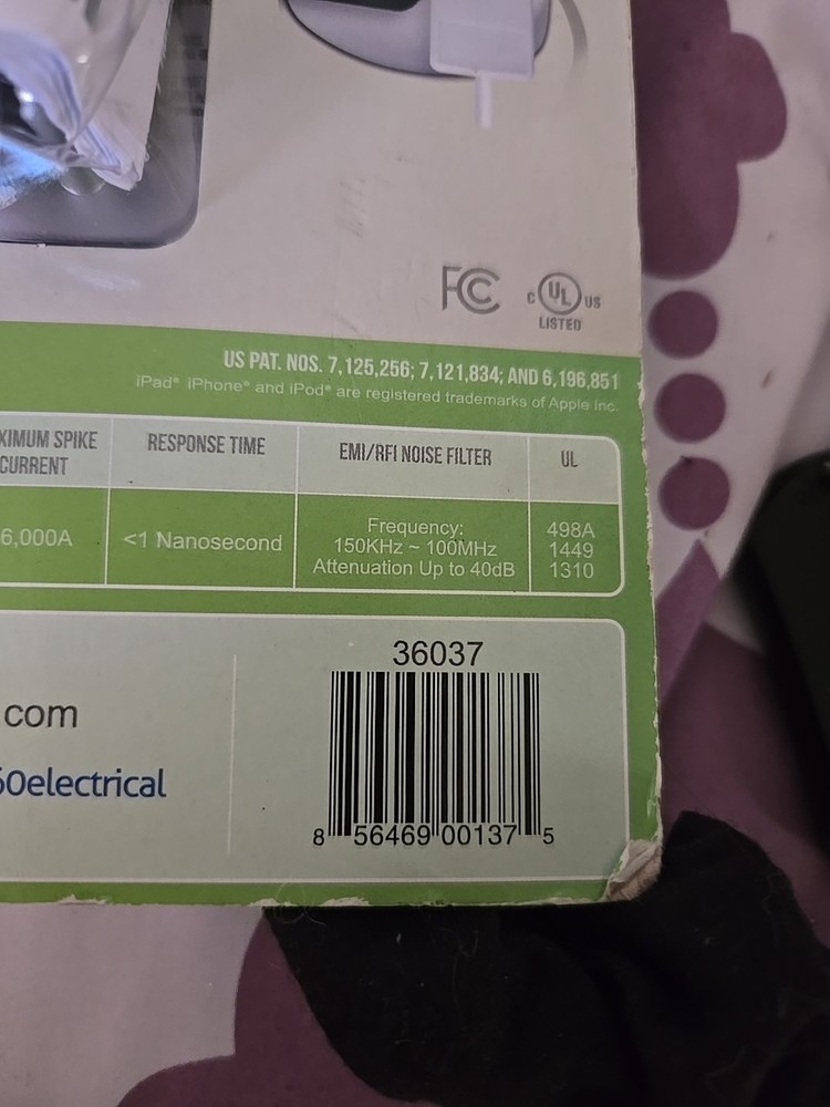 REVOLVE+ SurgeProtector 4 Rotating Outlets 2 USB Ports B62