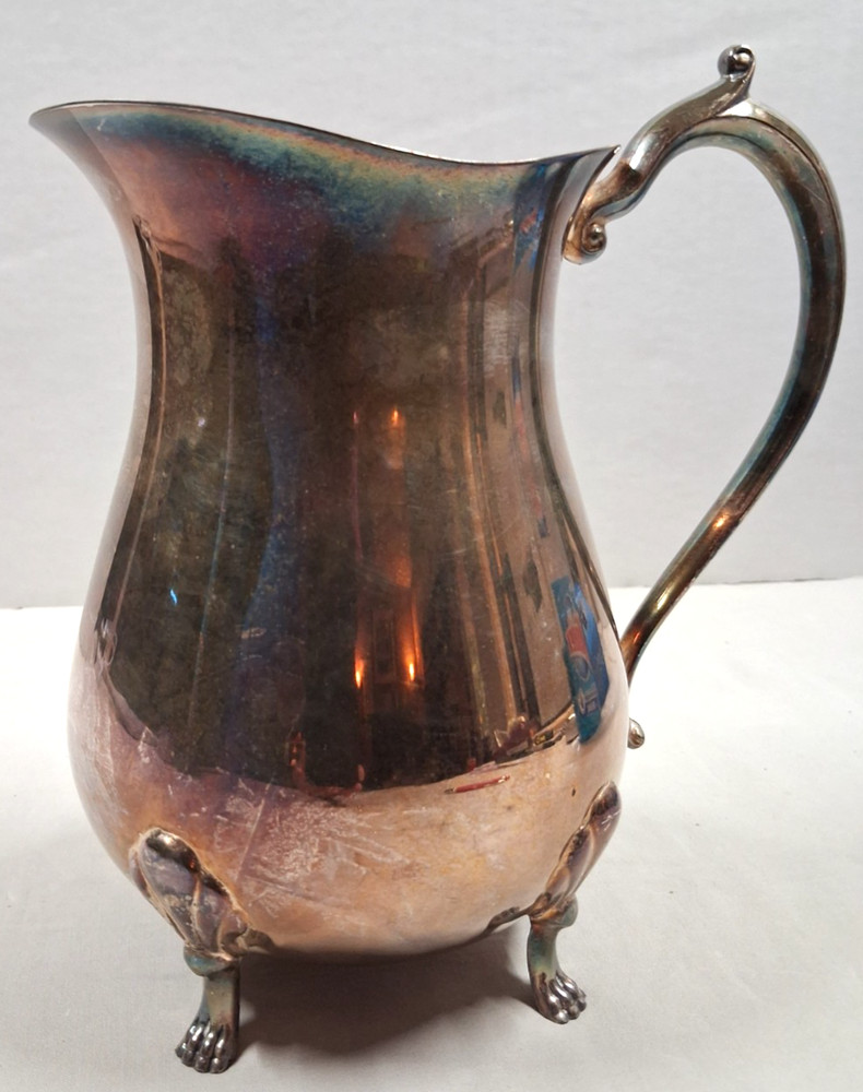 Leanard Vintage Silver Plated Water Pitcher