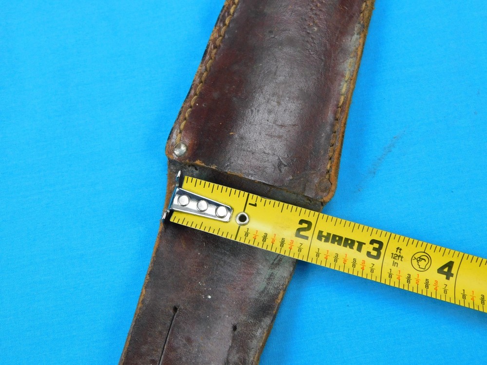 US WW2 Fighting Knife Leather Sheath Scabbard