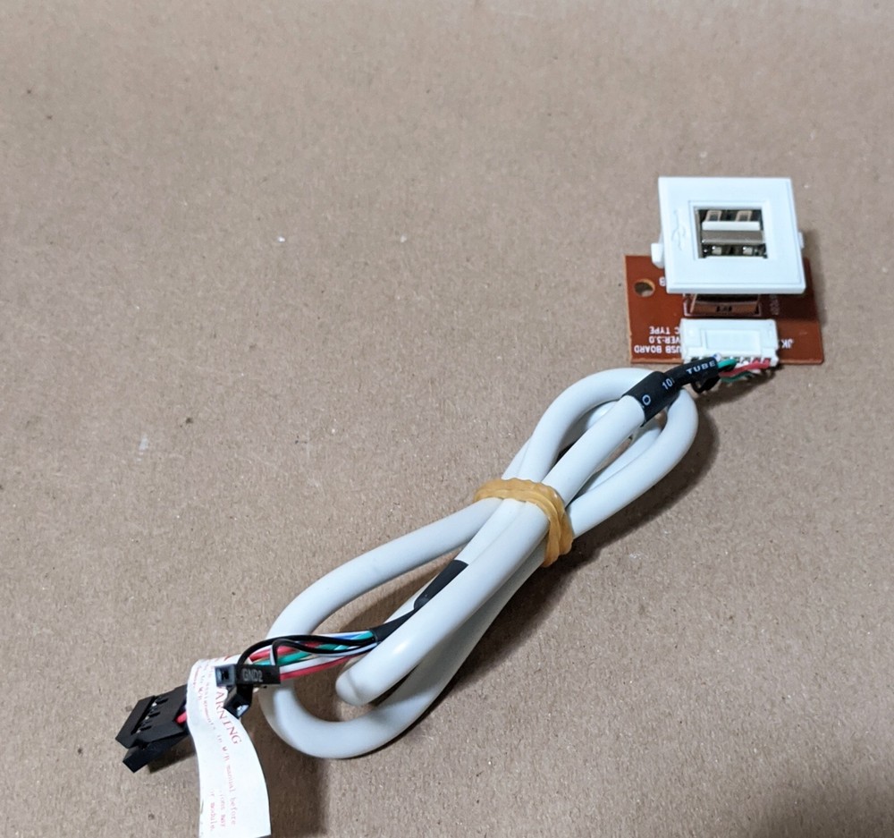 2-Pack: NEW 2x Front USB Port PCB Board Module Connector PC Case Internal Cable