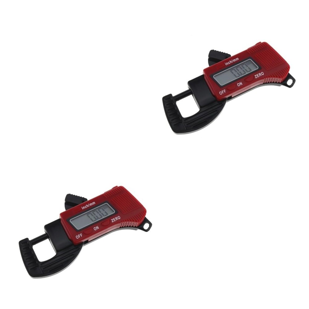2pcs Thickness Gauge Caliper Micrometer Thickness Micrometer Measurement Tool...