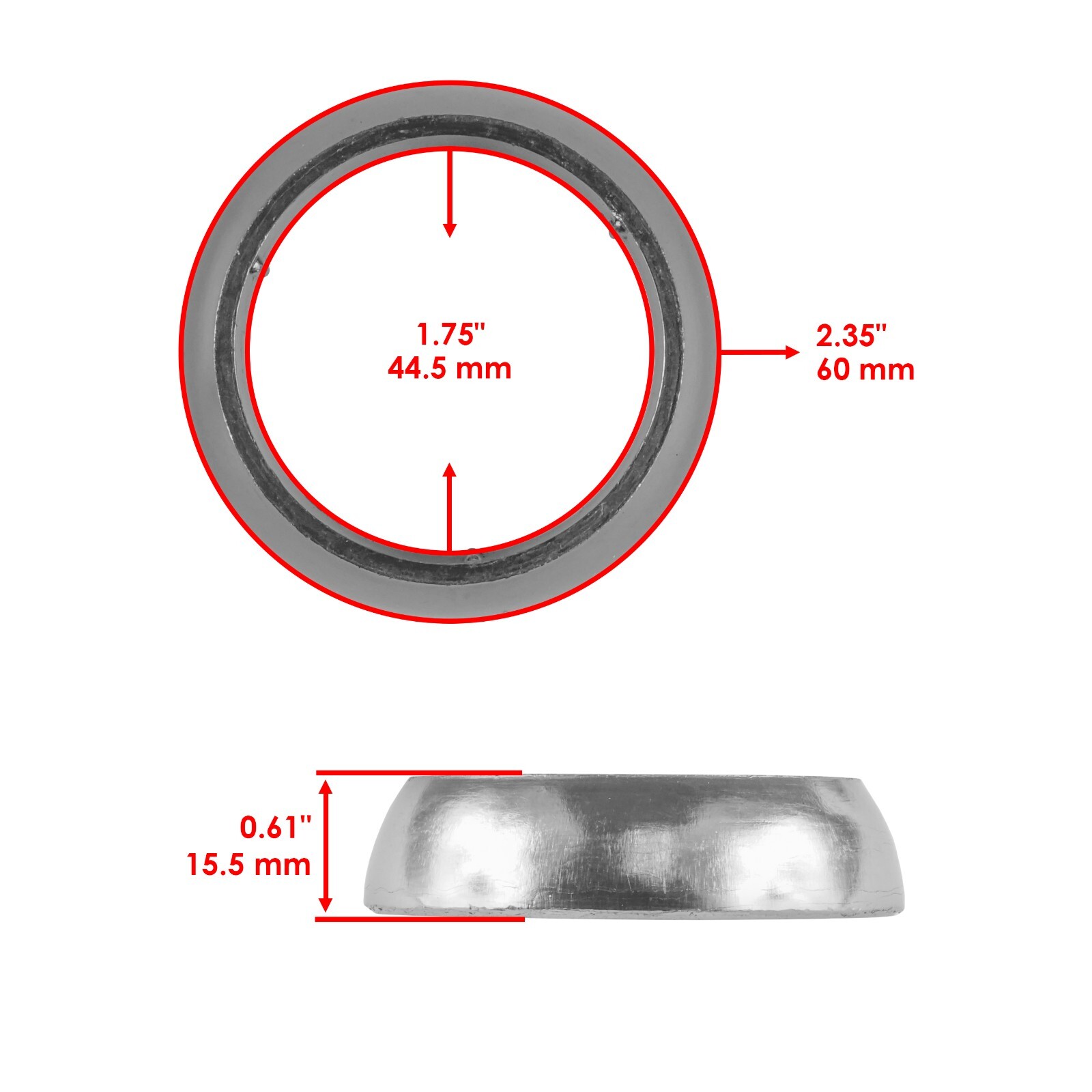 Exhaust Muffler Silencers Pipe Gasket Kit for Can-Am Commander 1000 EFI 2012-17