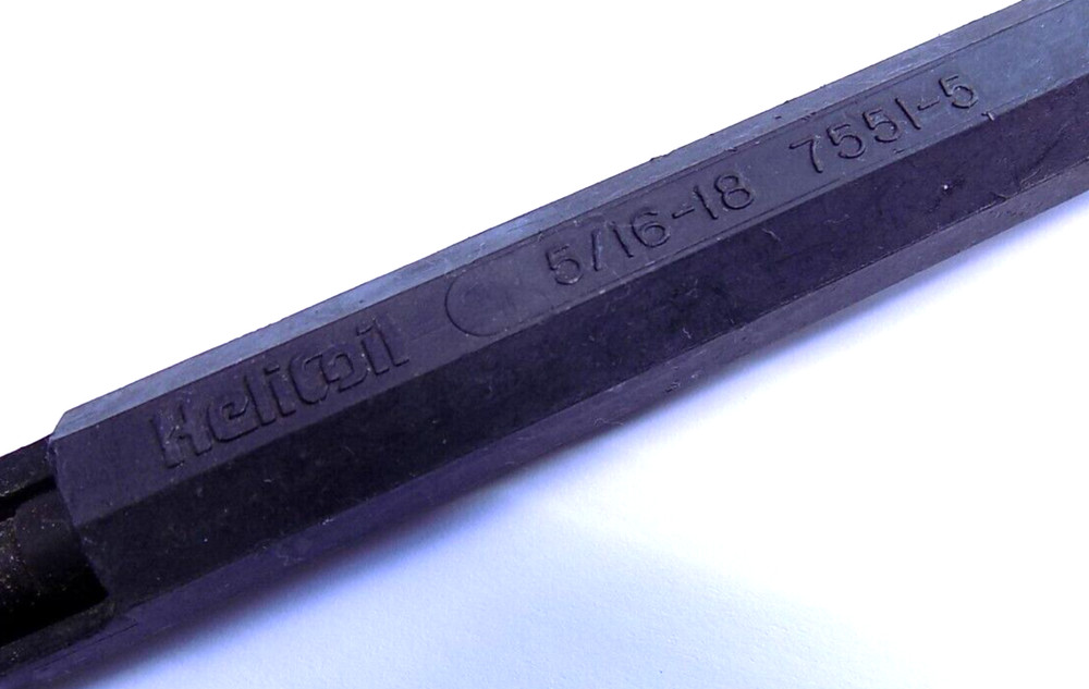 Helicoil Threaded Insert Installation Prewinder Tool, Thread Size: 3/8"-24