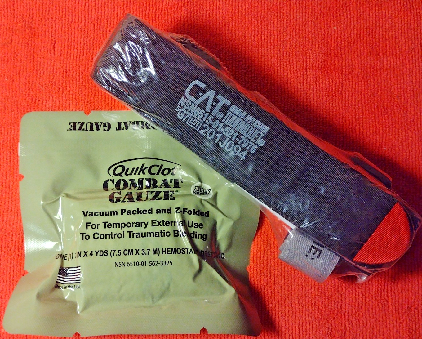 IFAK JFAK EMT COMBAT MEDIC BLEED STOP KIT NAR CAT G7 TQ w QuickClot COMBAT GAUZE