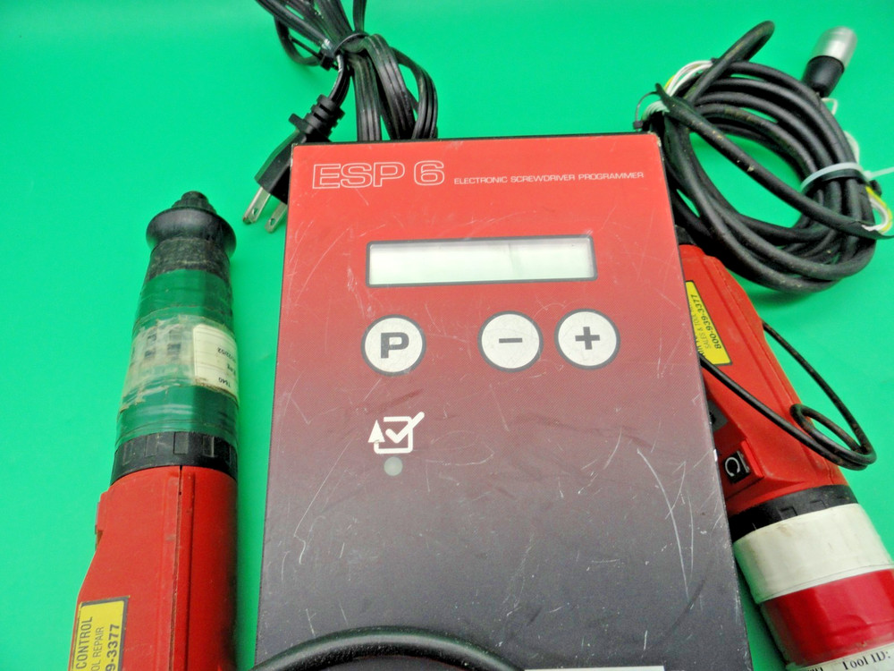 Desoutter ESP6 Low Voltage Electric Screwdriver Programmer W/2 SCREWDRIVERS