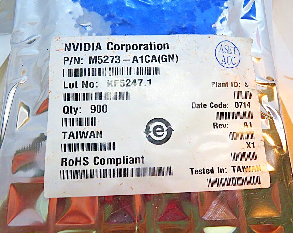 NVIDIA M5273-A1CA(GN) USB 2.0 CONTROLLER, EMBEDDED 386DC MICROPROCESSOR QTP128
