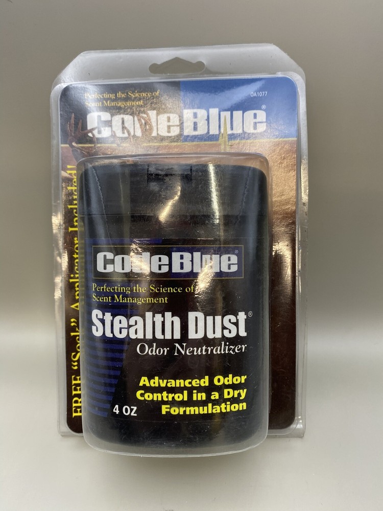 CODE Blue Stealth Dust Odor Neutralizer From Code Blue 4 oz New Old Stock