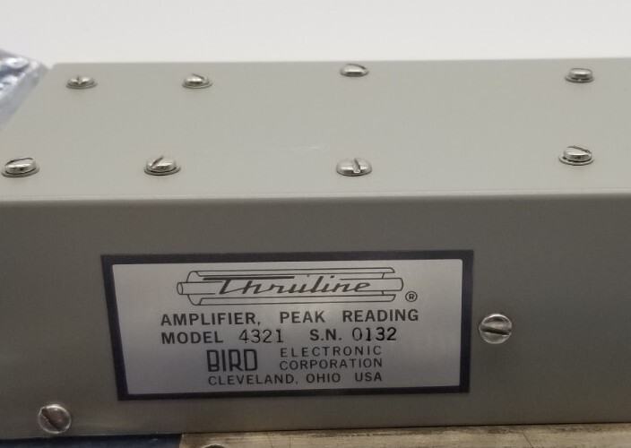 Bird 4321 Thruline Peak Reading Amplifier.