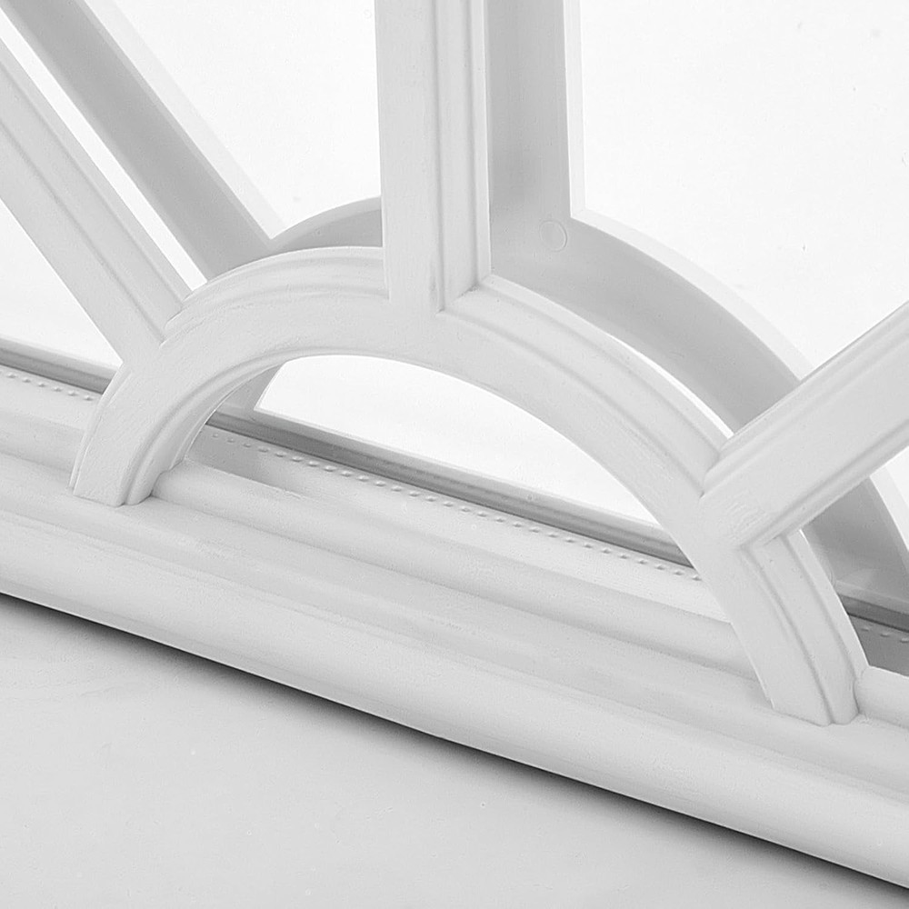 22" x 10" Entry Door Glass Insert - Elegant Half Round Low-e Window Replacement