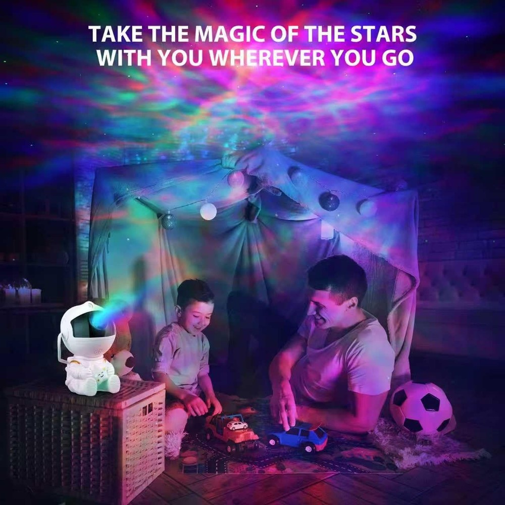 Astronaut Galaxy Star Projector – Nebula Light Projector with Remote Control,...