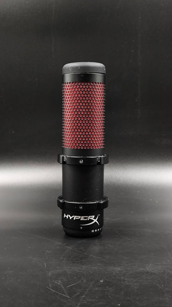HyperX QuadCast Microphone Used Working Black/Red
