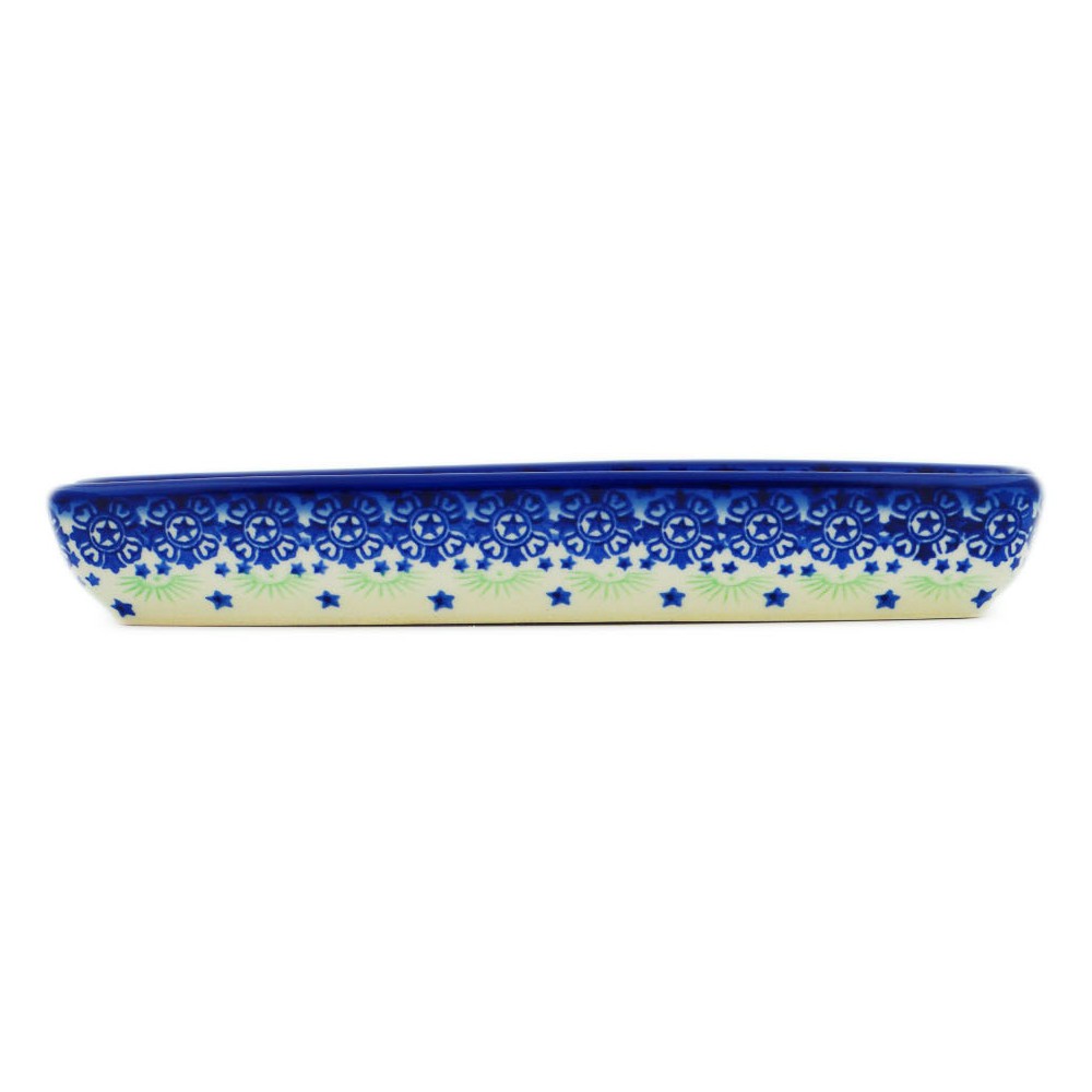 Polish Pottery Corn Tray 9" Texas State