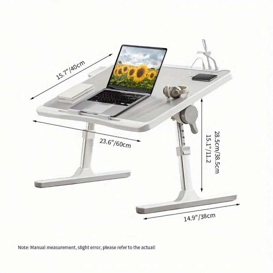 Adjustable Height And Angle Folding Desk, Home Office Computer Desk-FGQA
