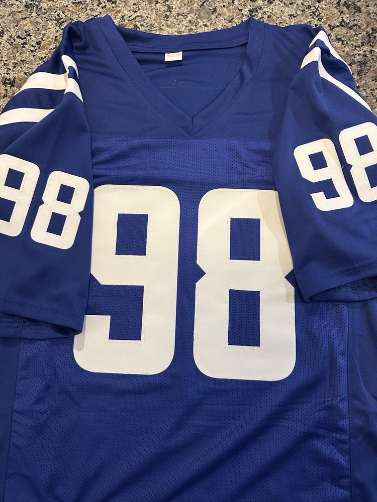 Robert The “QB Assasin” Mathis Autographed JSA Authenticated Custom Jersey
