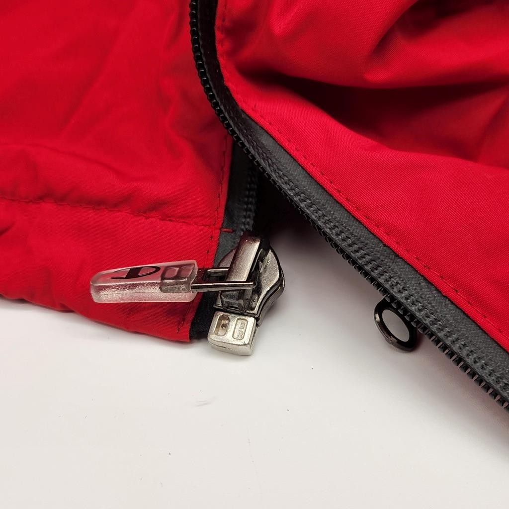 Champion Winter Ski Jacket Detachable Fleece Lining - Red & Black Size XL