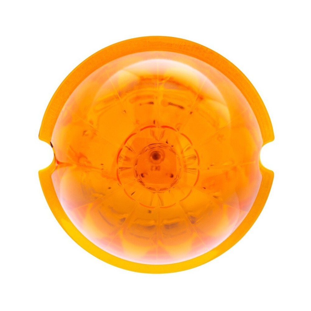 Front Air Cleaner Brackets with 12 Amber LED Dual Function Watermelon Lights