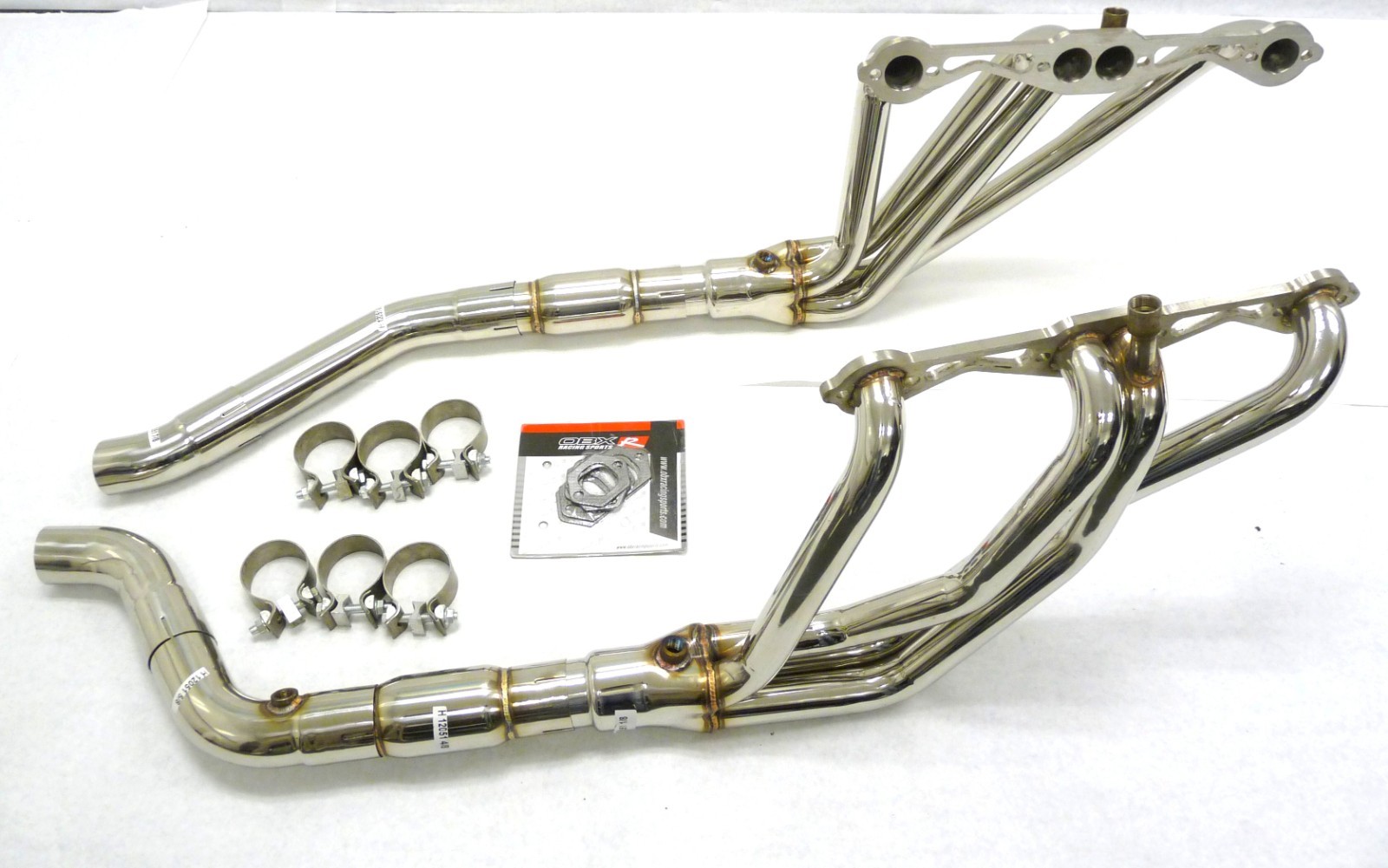 OBX Stainless Long Tube Manifold 1992-1996 Chevy Corvette C4 LT1 LT4 Full Length