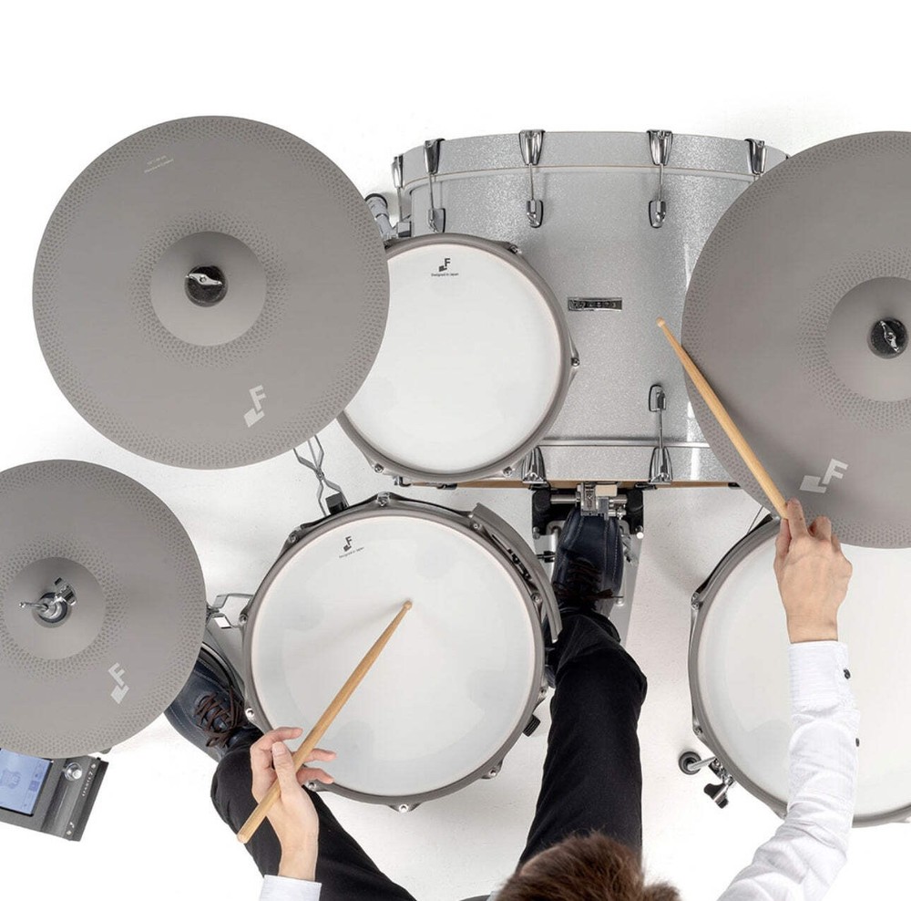 EFNOTE Kick Drum 20” Bass White Sparkle EFD-K2015-WS