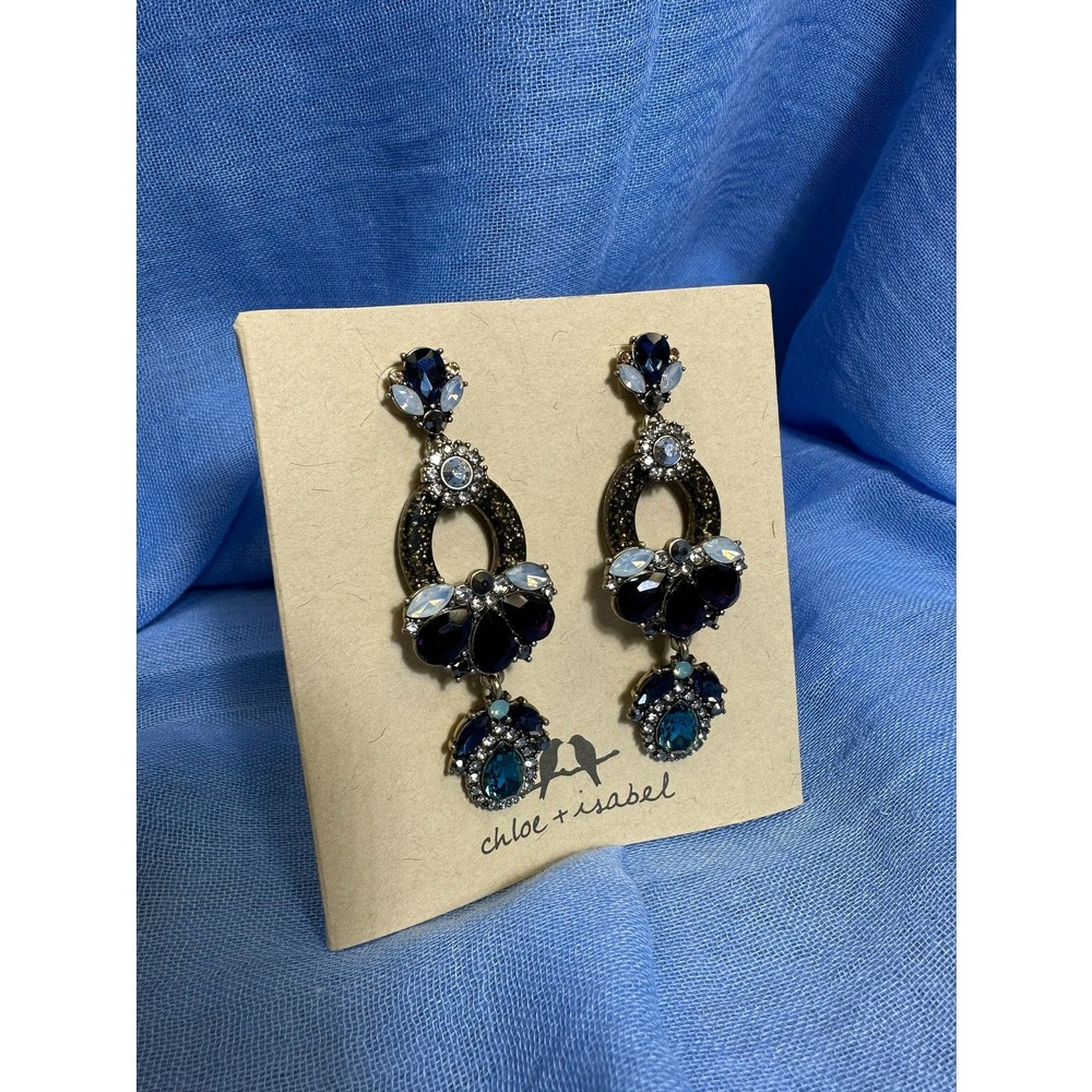 CHLOE + ISABEL all that glitters statement earrings- E059