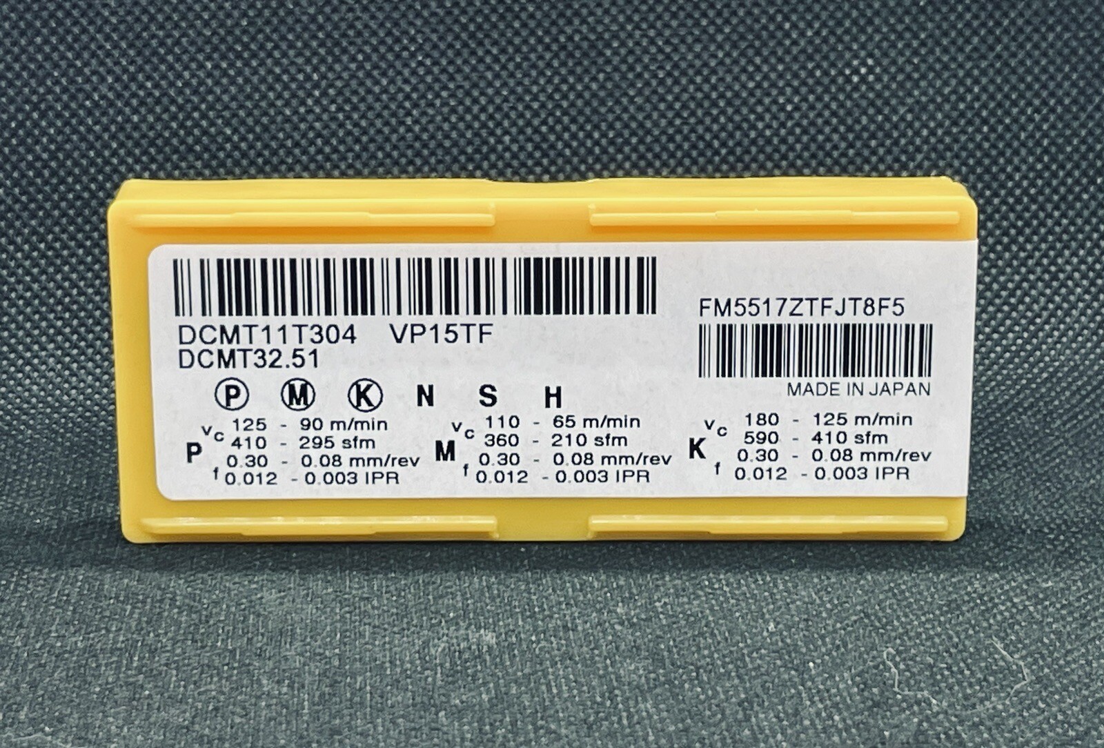 Mitsubishi Diaedge DCMT 32.51 DCMT11T304 VP15TF Carbide Inserts (10 PCS)