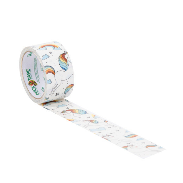 Printed Duck Tape® Brand Duct Tape - Whimsical Unicorns, 1.88 in. x 10 yd.