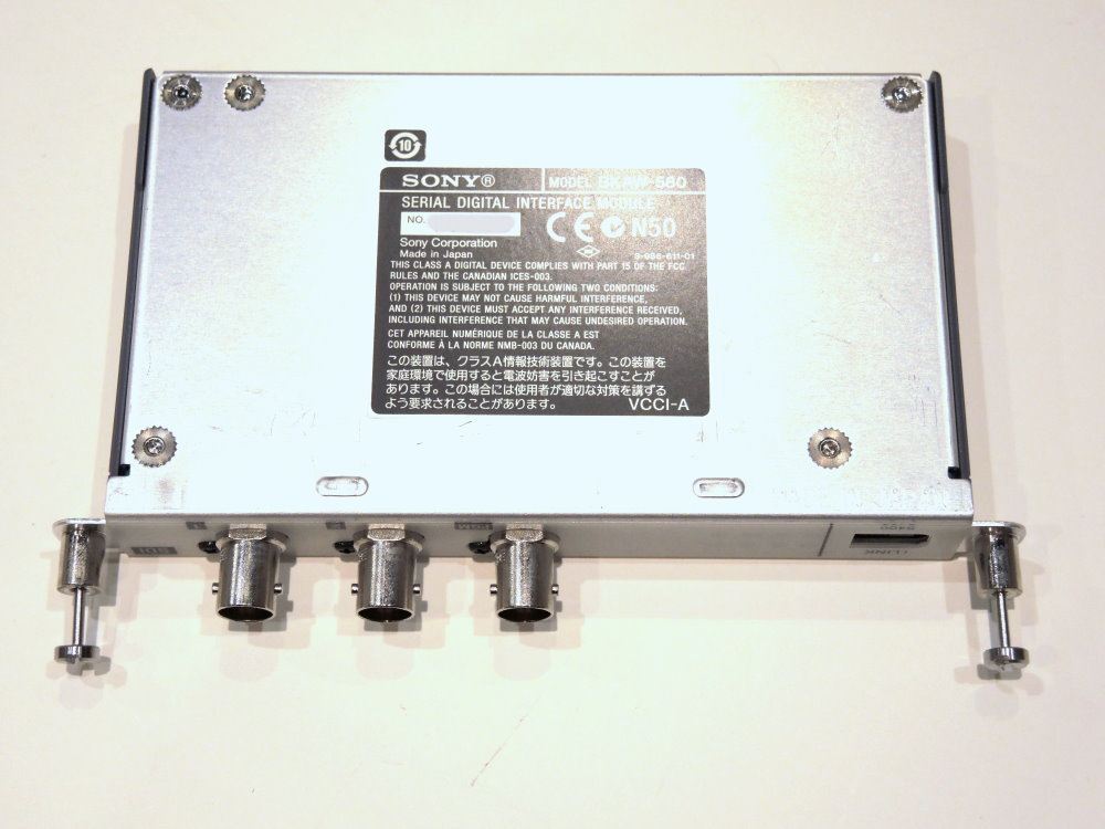 Sony BKAW580 Serial Digital Video Interface Module for AWS-G500 Anycast Station