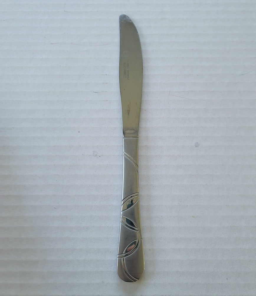 Cambridge Felicity Modern Solid Knife Frosted Glossy Curve Flatware