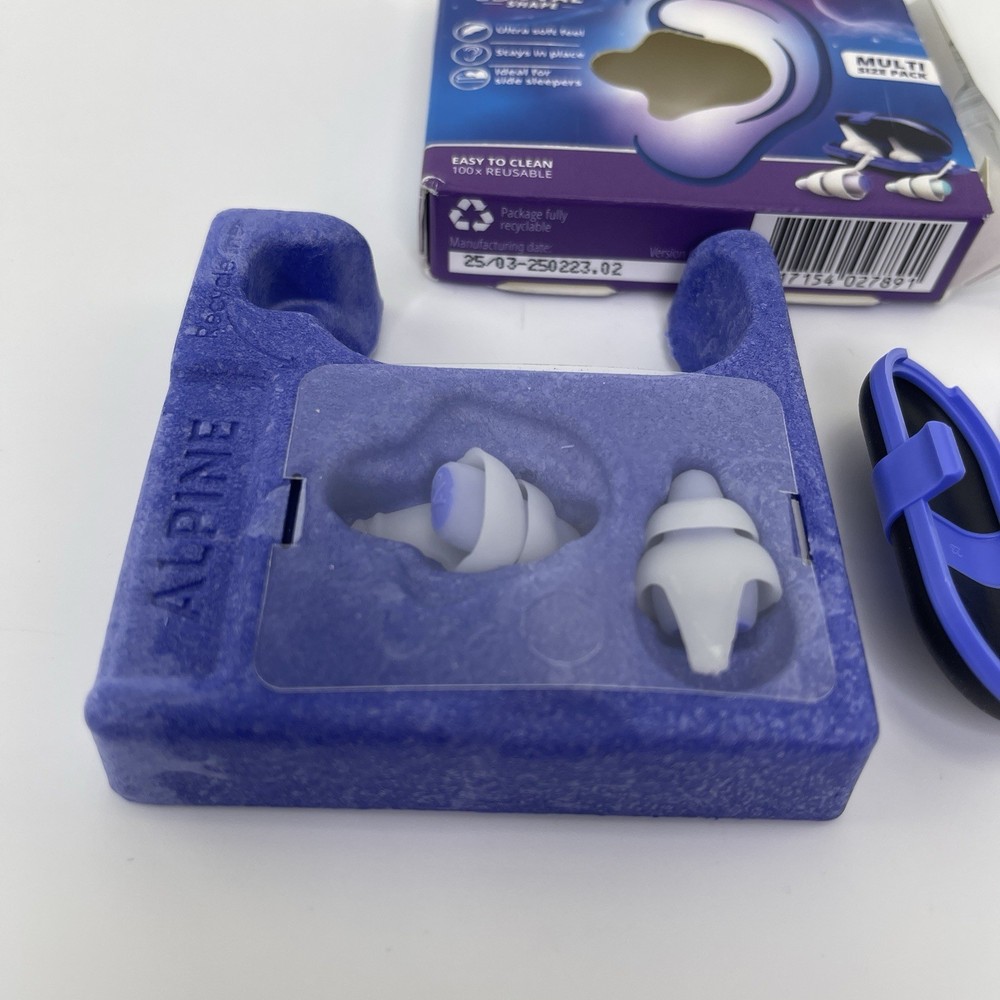 Alpine SleepDeep Multisize - Soft Ear Plugs for Sleeping and Concentration