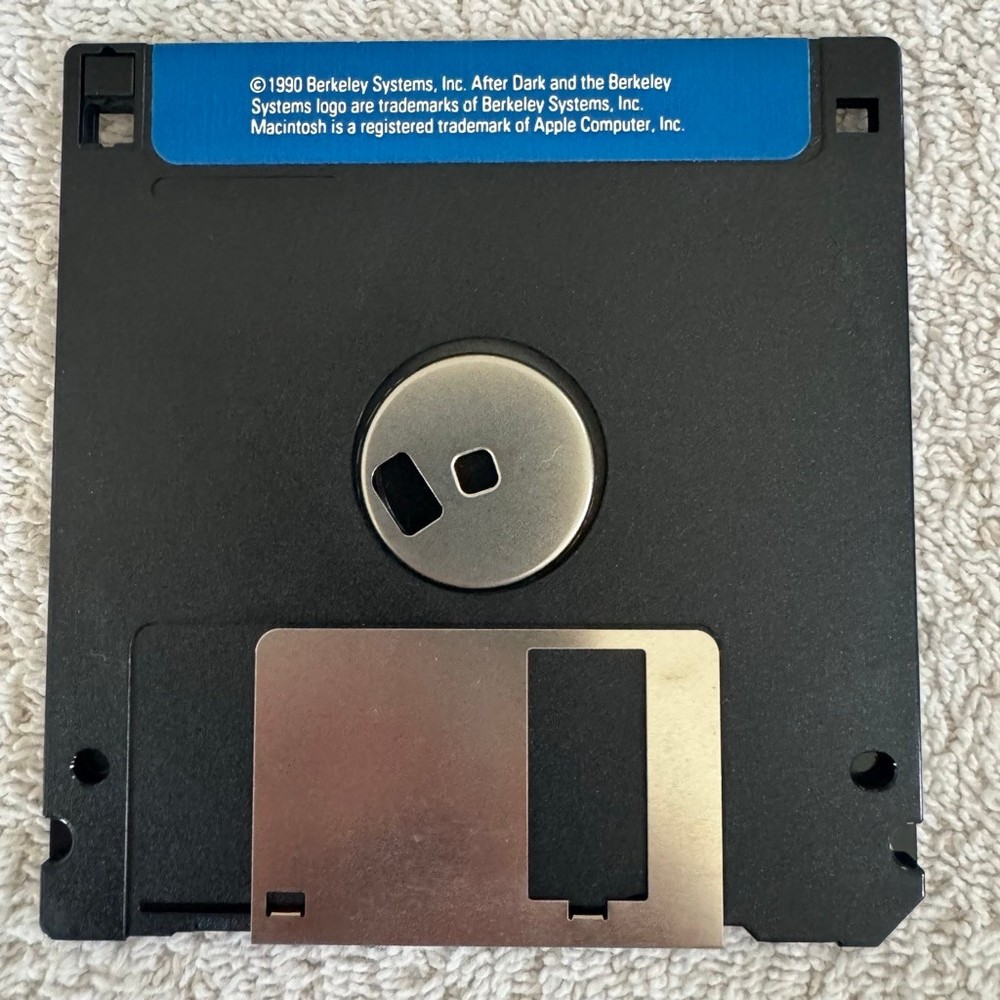 Berkeley Systems After Dark for Windows 3.5” Floppy Disk Untested 1990
