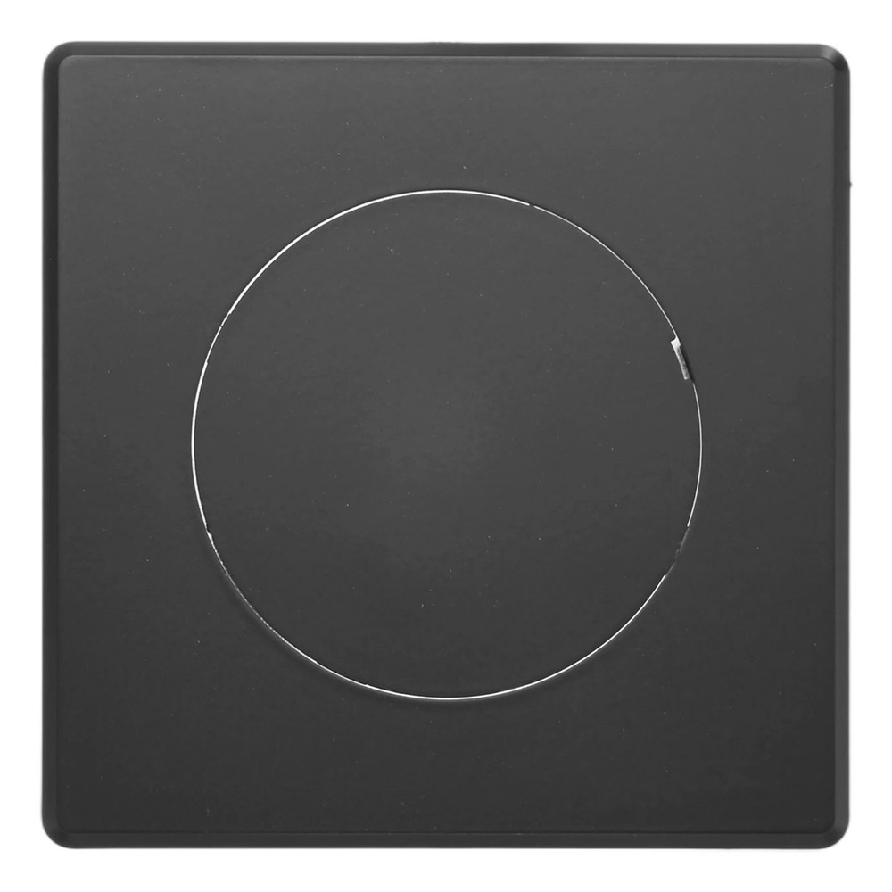 1-Pack Access Panel for Drywall, 4x4" Plastic Removable [Black, Round]