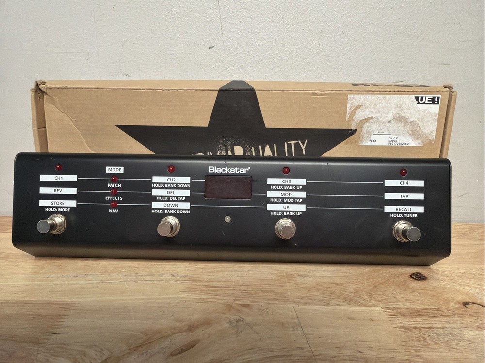 BLACKSTAR FS-10 FOOTSWITCH Mutli-function Foot controller