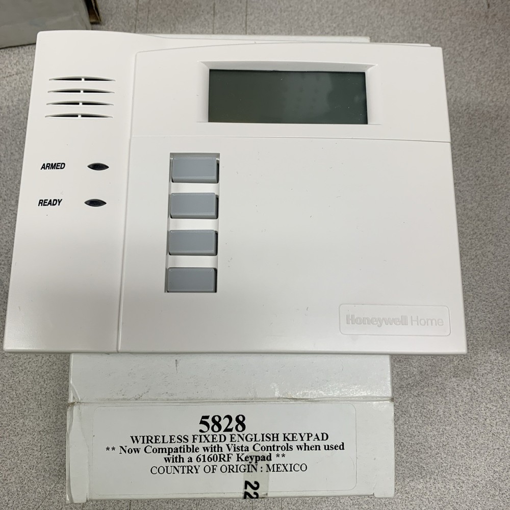 Honeywell 5828 Wireless Fixed Keypad Access Device - White