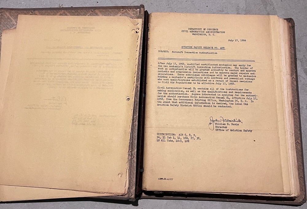 Aviation Safety Release & Flight Operations Documents / Manual 1940s-1950s