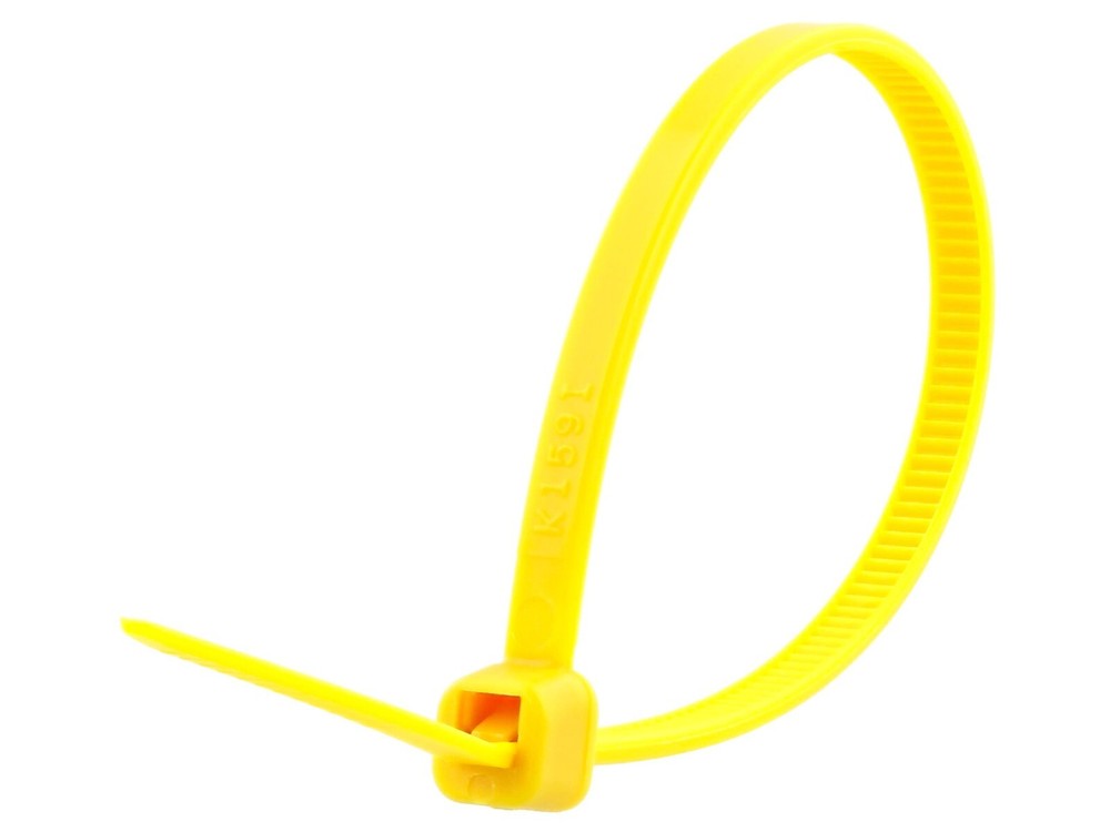 100 Pcs 6" Cable Zip Tie ~ CT6-40M4 Yellow