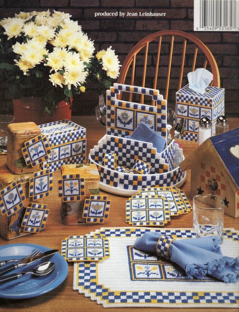 OOP!!! PLASTIC CANVAS FOR THE BREAKFAST TABLE UN 7 & 10 MESH PLASTIC CANVAS