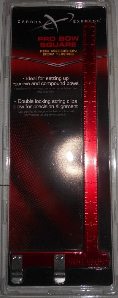 @NEW@ Carbon Express Compound PRO BOW SQUARE! bow tuning tool