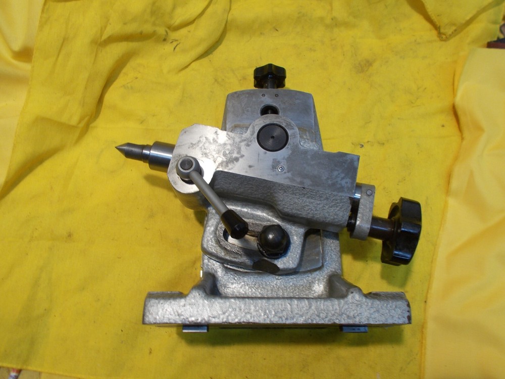 ADUSTABLE HEIGHT TILTING TAILSTOCK spacer rotary table diving head holder tool