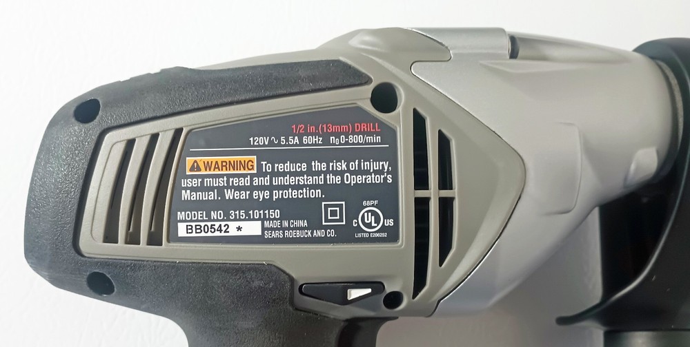 Craftsman 1/2" Drill Variable Speed/Reversible with Case Model 315.101150