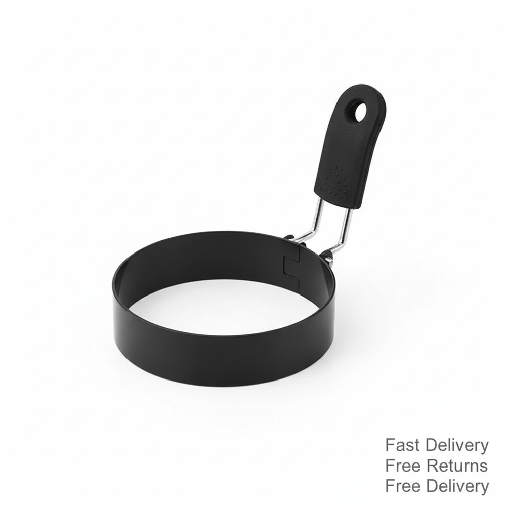 Stainless Steel Fried Egg Ring - Nonstick Round Pancake Mold Maker
