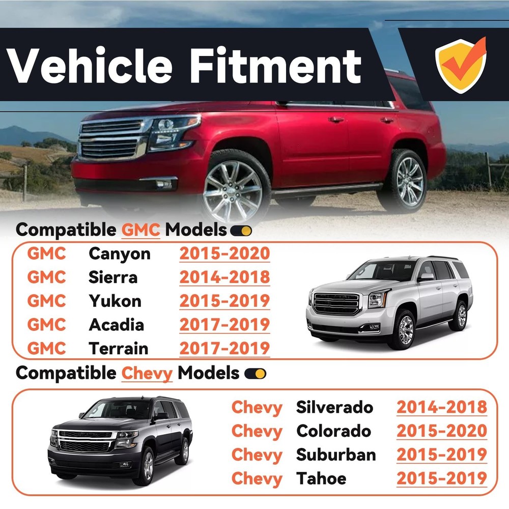 8" Touch Screen,LCD Display Touch Screen Compatible with Chevy Silverado Subu...