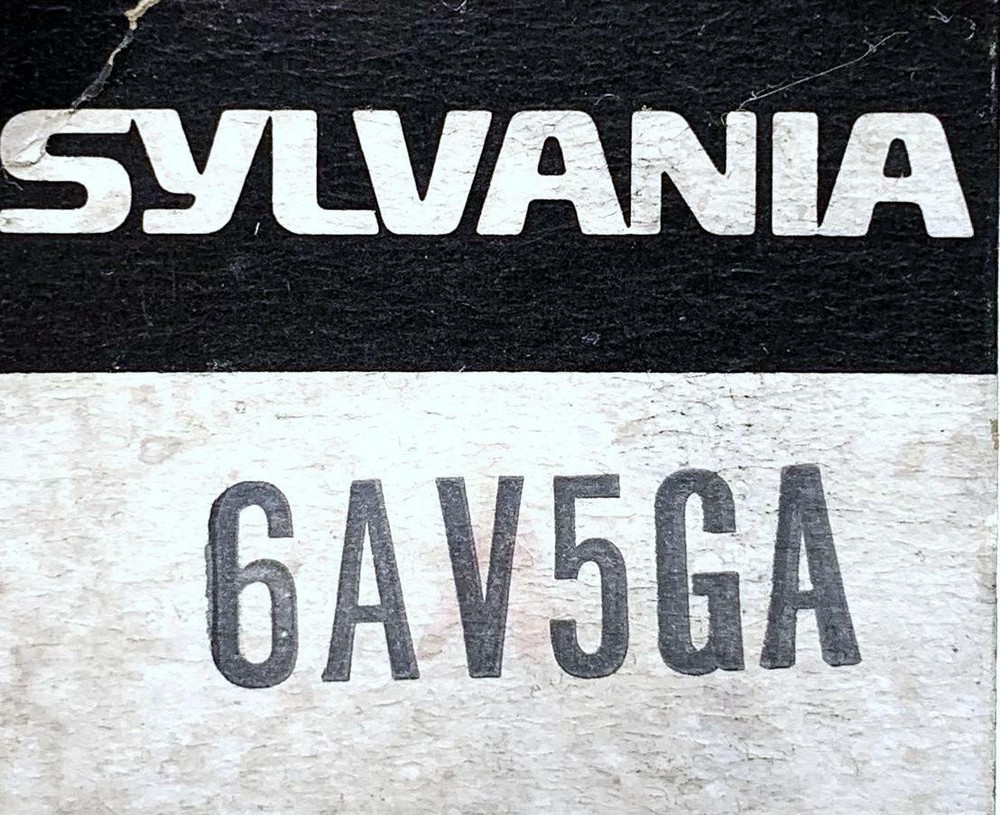 Sylvania 6AV5GA Electronic Tube