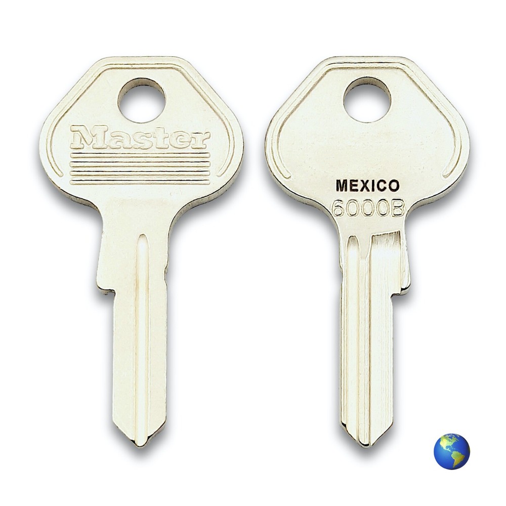 ORIGINAL 6000B (M25) Key Blanks for Master Lock Padlocks (2 Keys)