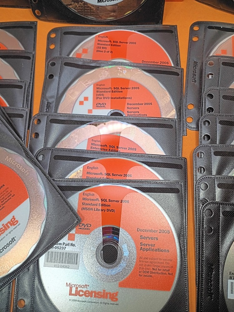 🔥 Used Microsoft licensing SQL Server Visual Studio Office Client Software CD