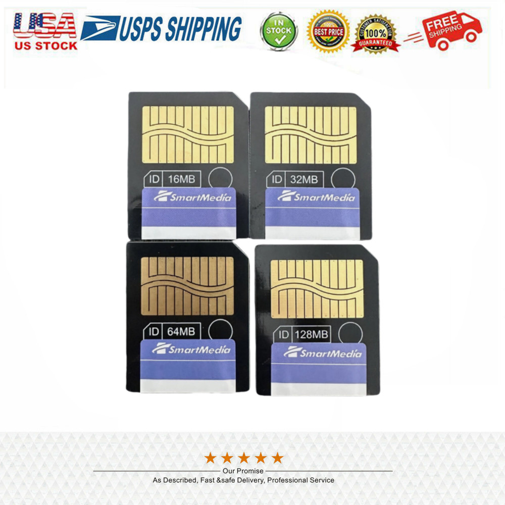 Smartmedia Card 16MB 32MB 64MB 128MB SM Card + Smartmedia Card Reader Adapter