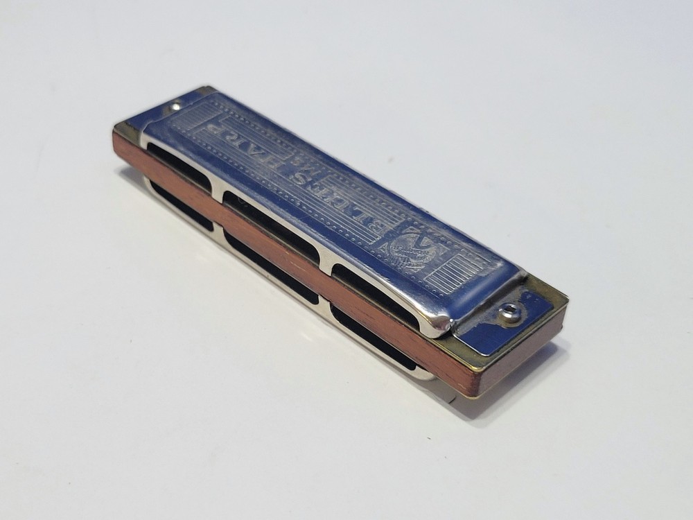 Vintage Hohner Blues Harp Harmonica in Case
